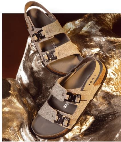 dior by birkenstock milano sandal grey|dior birkenstock collab.